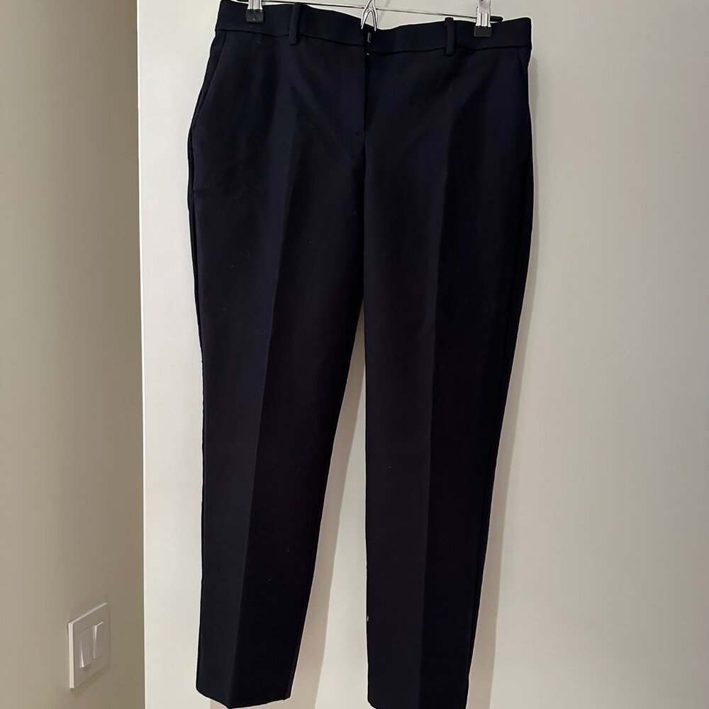 NWT - Ann Taylor Petite Ankle Pant Curvy Fit - Size 4 Petite - Dark Blue